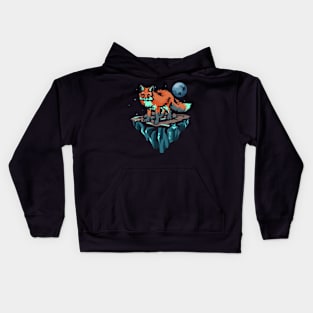 Fox |  Retro design for Fox Animal Lovers Kids Hoodie